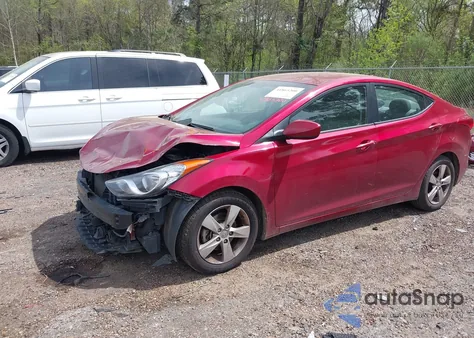 2013 Hyundai Elantra Gls from USA, damaged, VIN 5NPDH4AE7DH419127